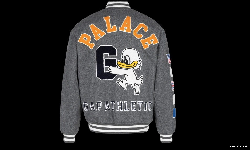 Palace Grey" Jacket Gap X - Varsity "Palace 0805